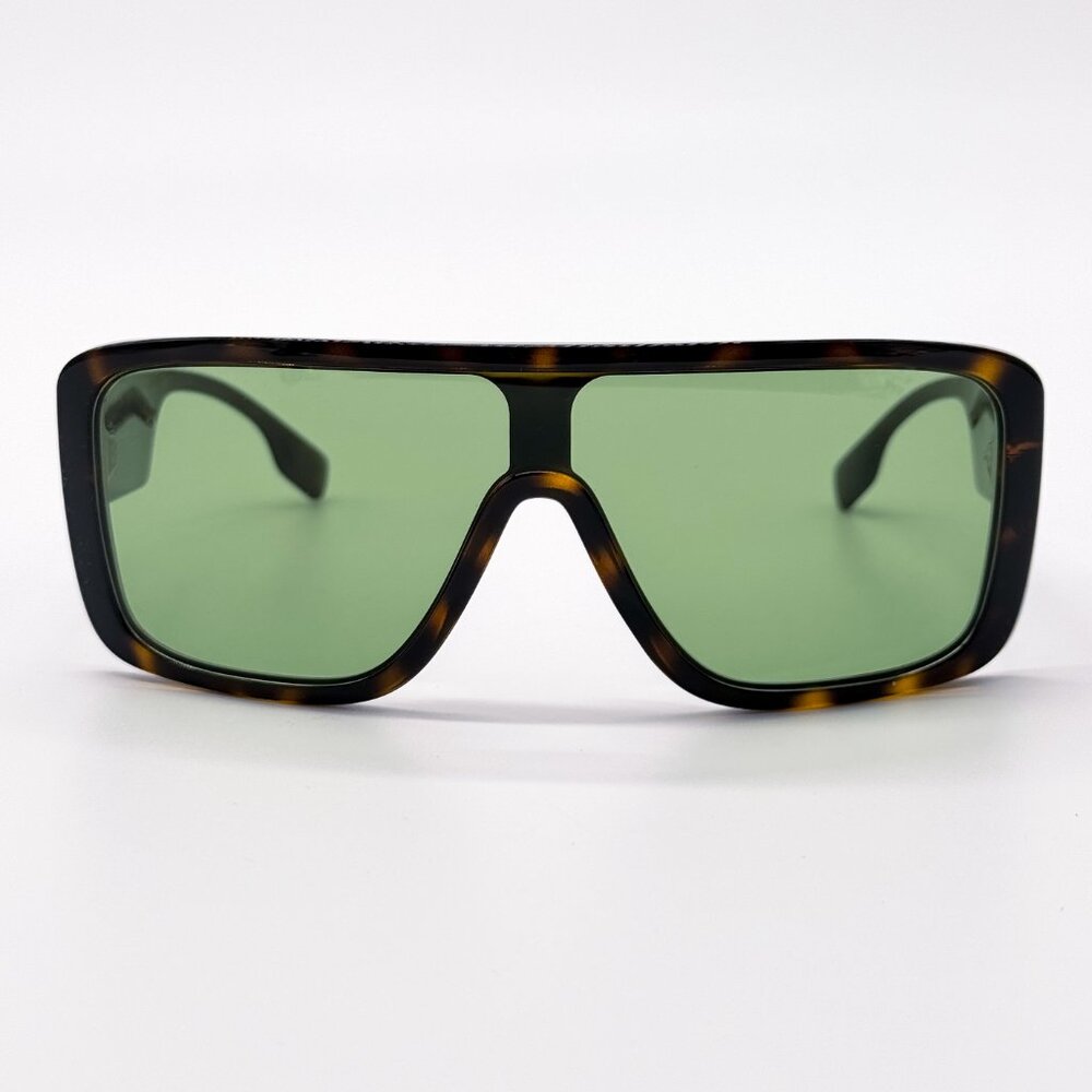 NEW BURBERRY BE4401U	3002/2 DARK HAVANA/GREEN MEN SUNGLASSES BURBERRY - Picture 3 of 11